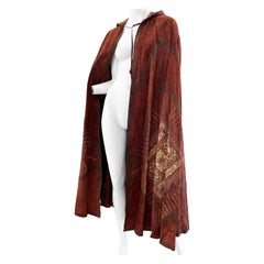 1970s Roberto Cavalli suede cape