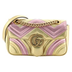 Gucci GG Marmont Flap Bag Matelasse Leather Mini