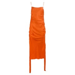 Zimmermann Midikleid aus geraffter Seide und Satin