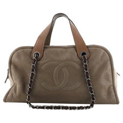 Chanel In the Mix Timeless Bowler Bag Iridescent Calfskin and Quilted Glazed