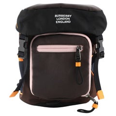 Burberry Logo Crossbody Backpack Nylon Mini