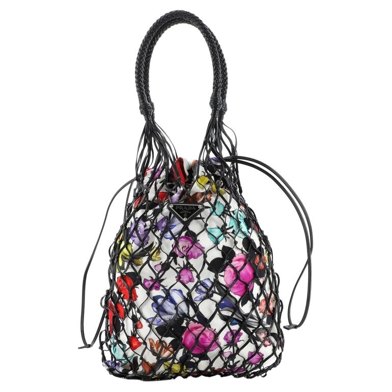 Prada fishnet bag hot sale