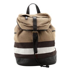 Burberry Drifton Backpack House Check Canvas