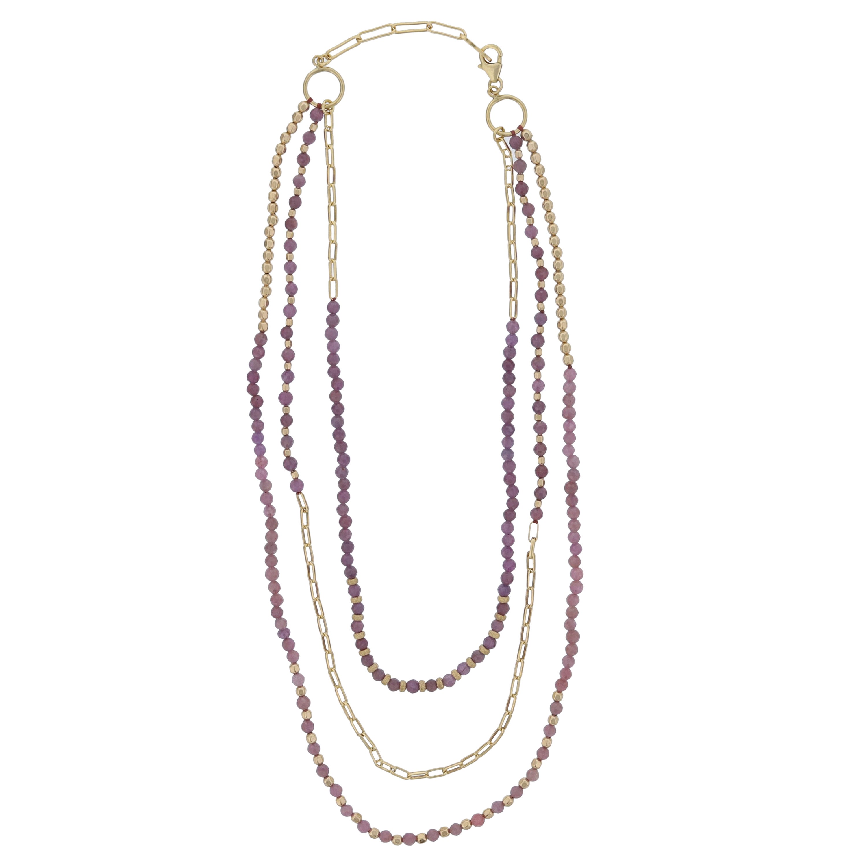 Adjustable Paperclip Chain Necklace 14 