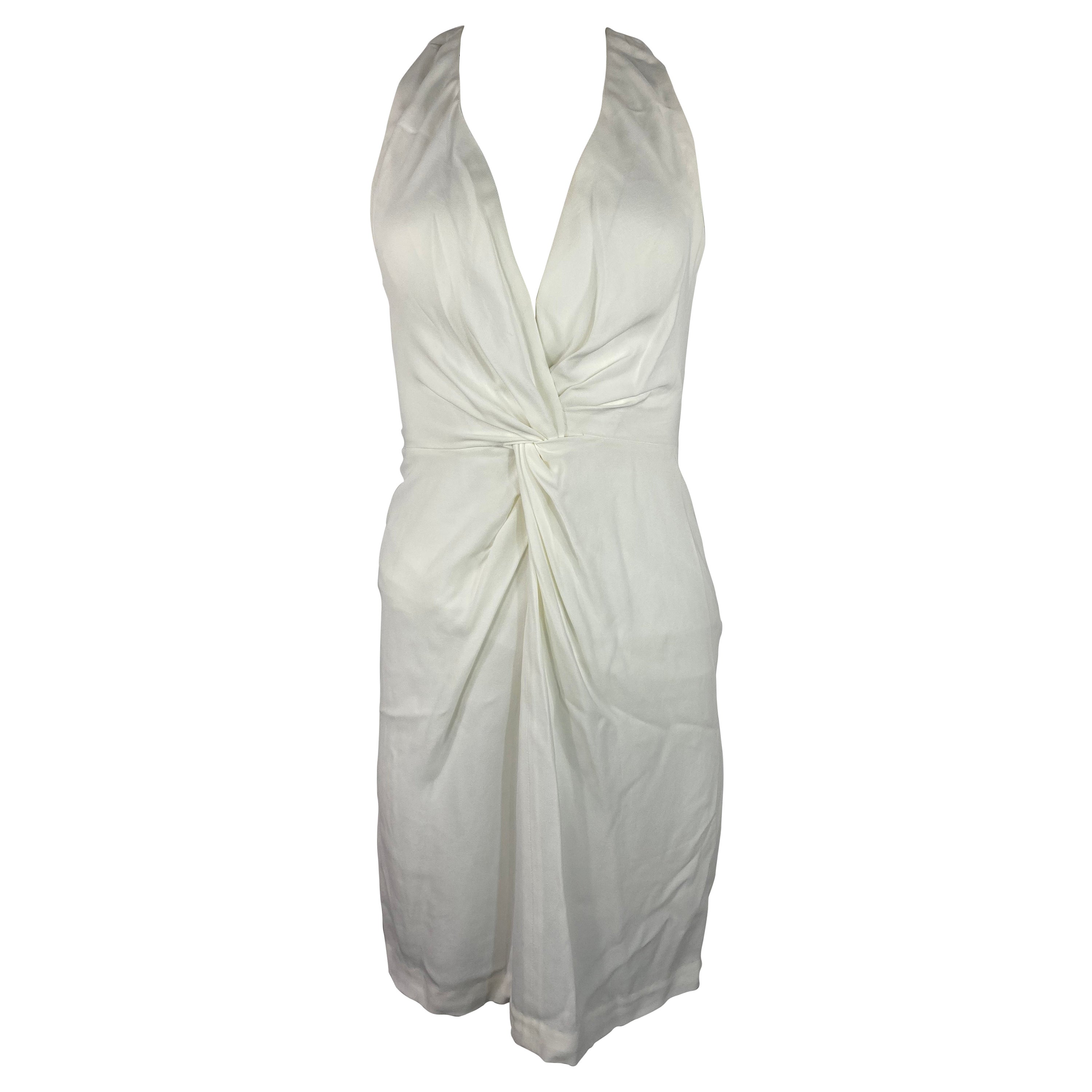 L'AGENCE White Mini Dress, Size 0 For Sale