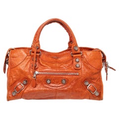 Balenciaga Mandarin Leather GSH Part Time Tote