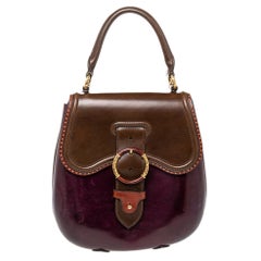 Alexander McQueen Multicolor Leather Top Handle Flap Bag