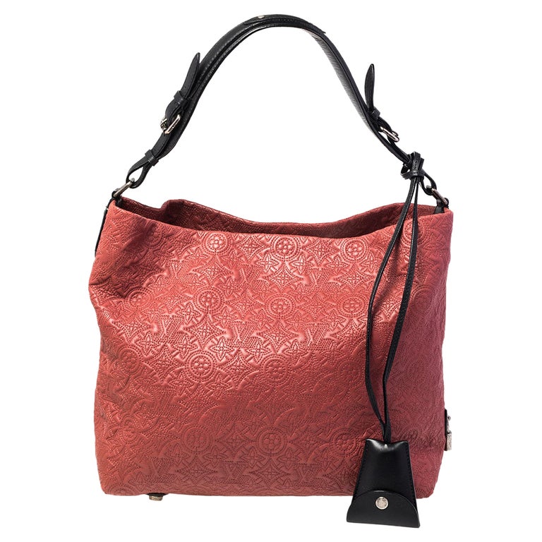 Louis Vuitton Framboise Monogram Antheia Leather Brode GM Bag