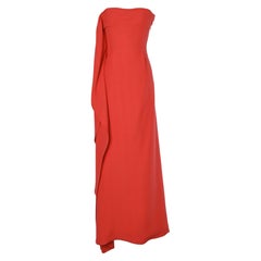 Long bustier cocktail dress Christian Dior
