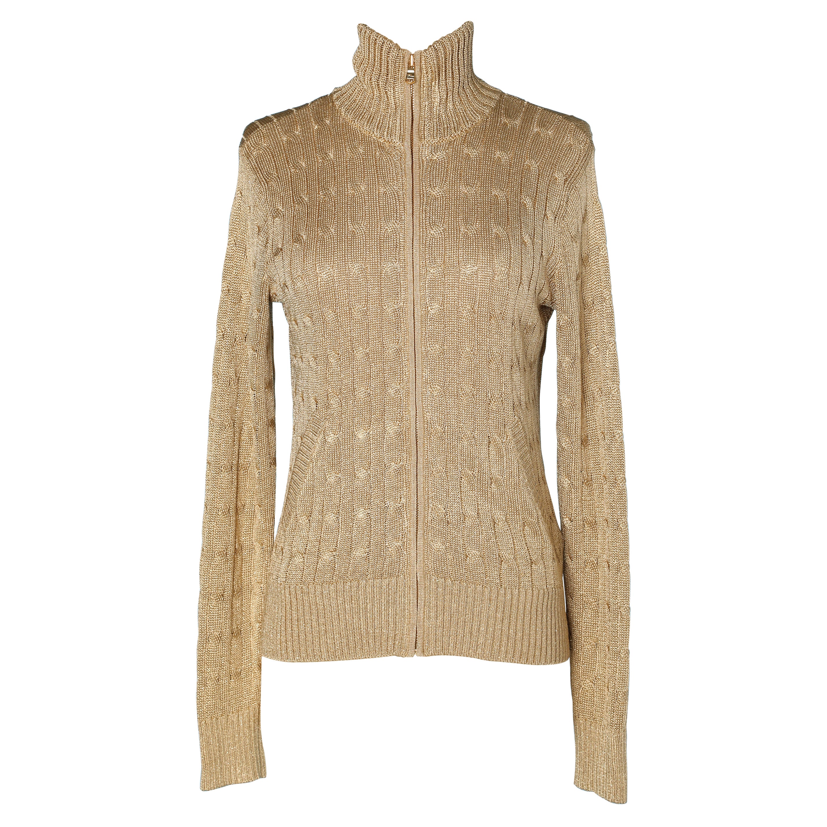 Ralph Lauren Gold Sweater - 2 For Sale on 1stDibs