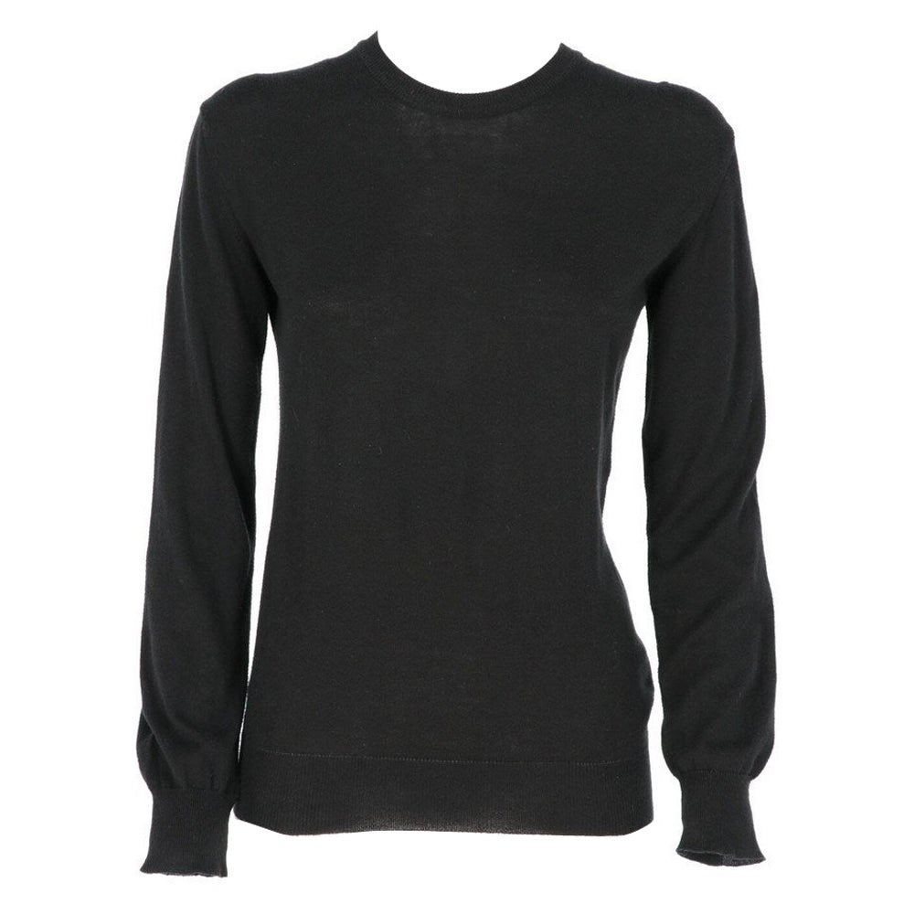1990s Helmut Lang black cotton sweater For Sale
