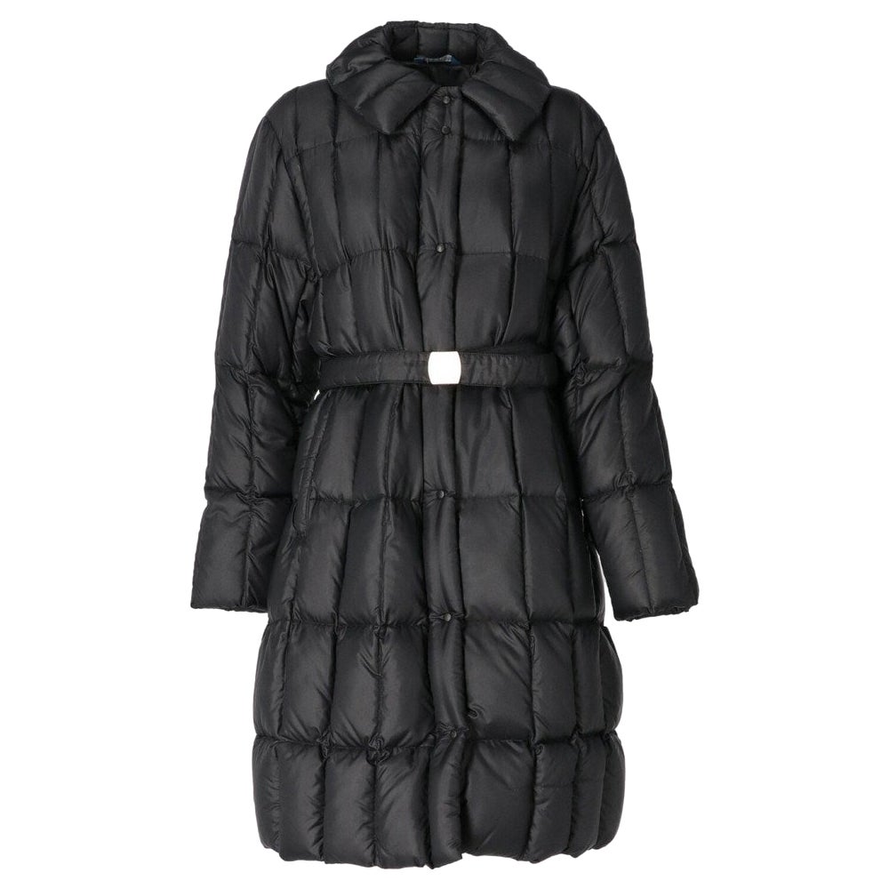 2000s Moncler black quilted goose down padded jacket