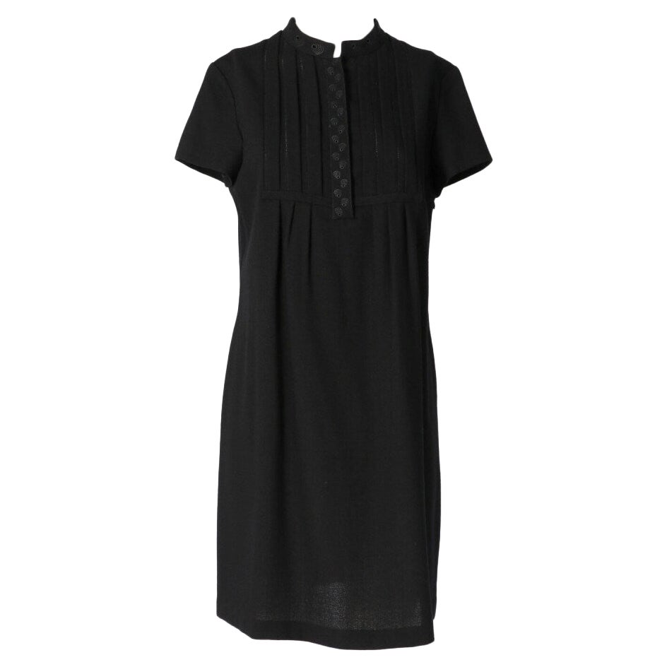 2000s See by Chloé black round-neck short sleeved dress