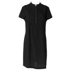 2000s See by Chloé black round-neck short sleeved dress