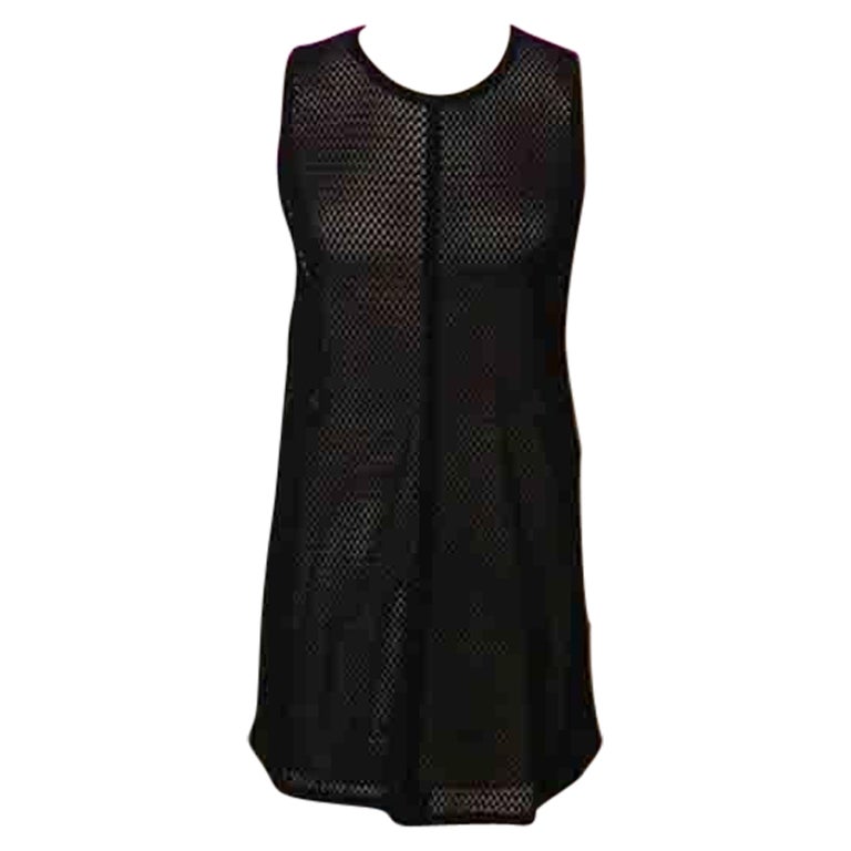 Gucci - Mini robe tunique en daim noir en vente