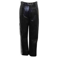 Todd Oldham Jean Nero Tuxedo Stretch Cotone