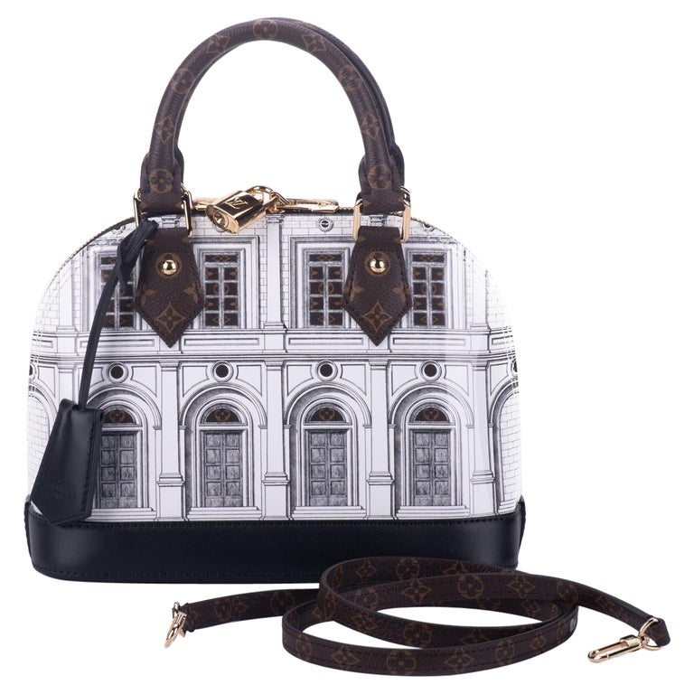 New Louis Vuitton Alma Fornasetti Limited Edition Bag with Box at 1stDibs