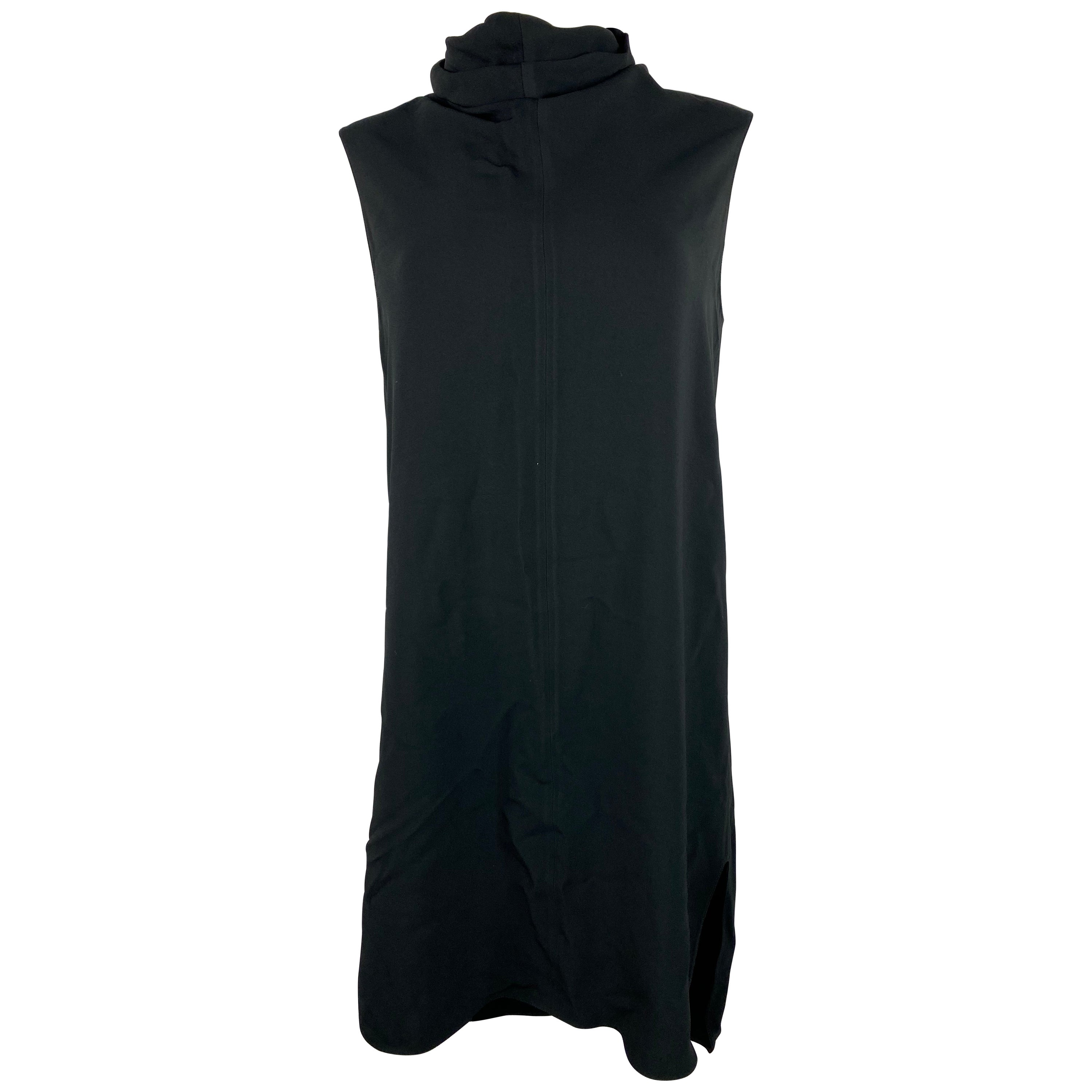 The Row Black Midi Dress, Size Medium For Sale