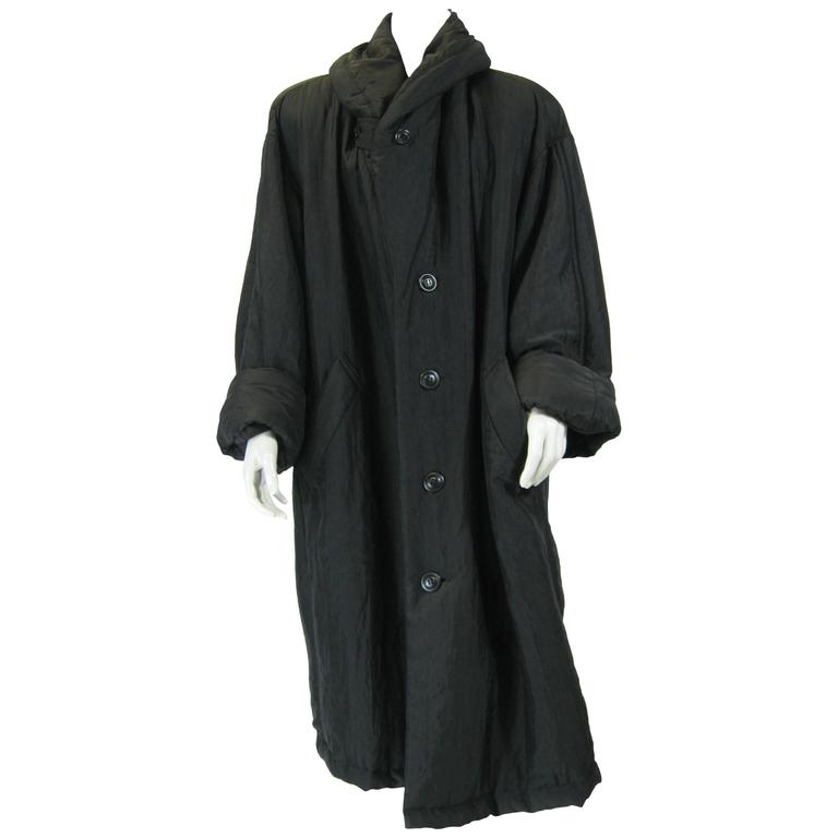 Issey Miyake Black Oversize Windcoat at 1stDibs
