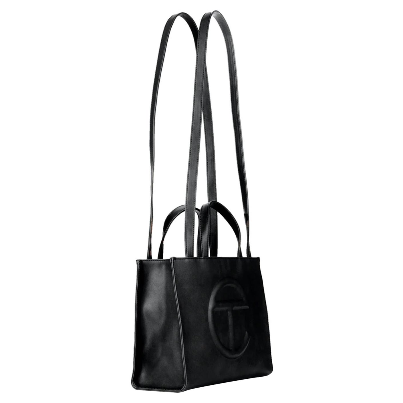 Telfar Medium Black Shopping Bag