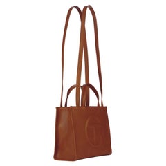 Used Telfar Medium Tan Shopping Bag