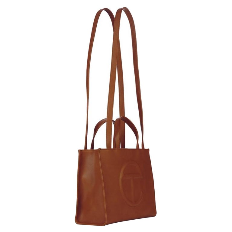 Telfar Medium Tan Shopping Bag at 1stDibs | tan telfar bag, telfar tan bag, telfar  medium shopping bag