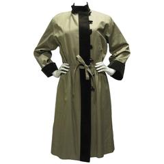 Yves Saint Laurent Cotton & Corduroy Trench Coat 11