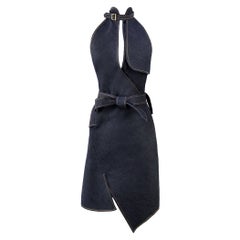 Seltenes S/S 2000 Vintage John Galliano für Christian Dior Denim-Kleid