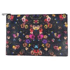 Givenchy Iconic Floral Prints Night Pansy Large Pouch Bag
