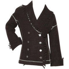 Azzedine Alaïa Fringe Detail Jacket