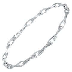 Fei Liu Personalised Cubic Zirconia Sterling Silver Necklace Bracelet