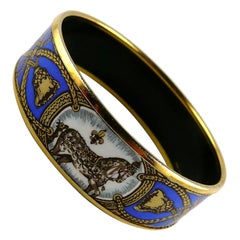 Hermes Vintage Grand Apparat Enamel Bracelet