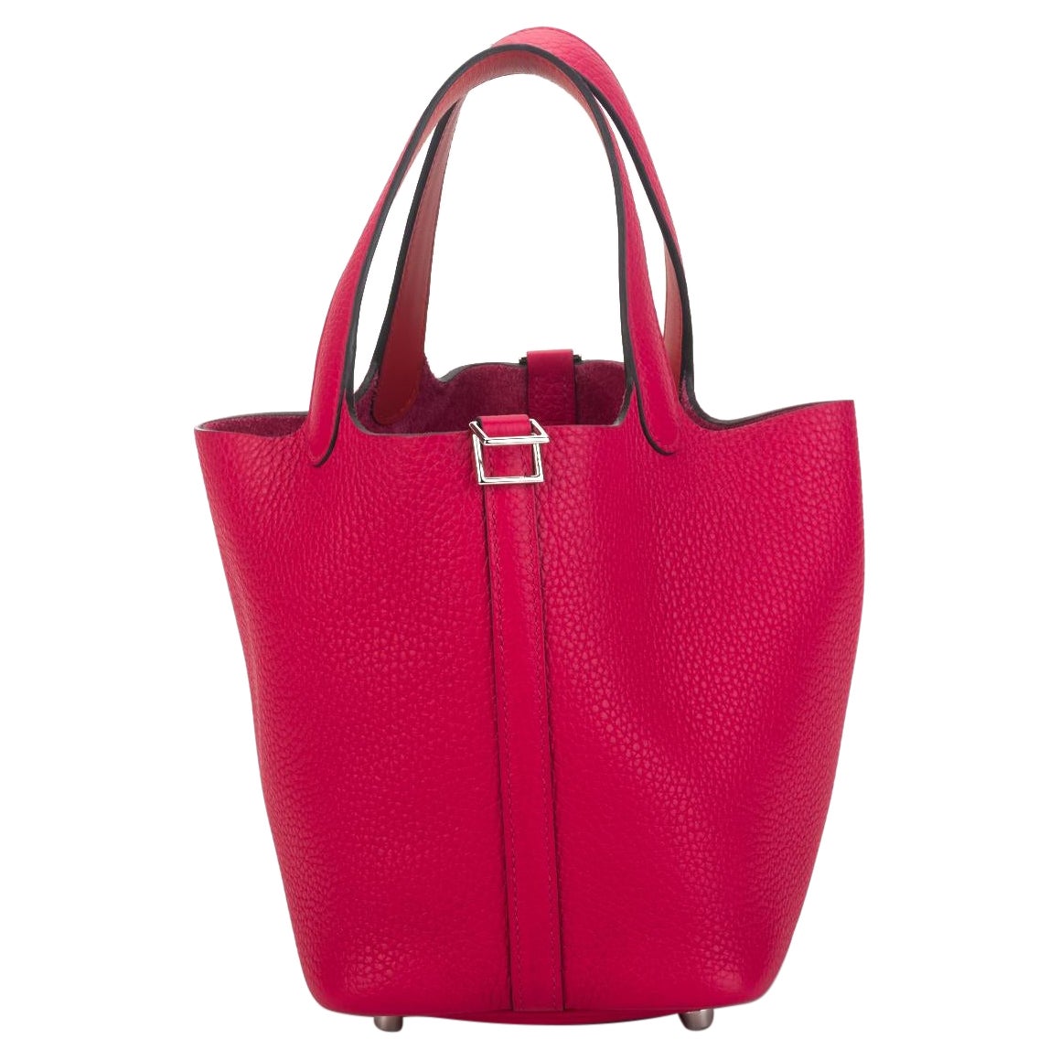 New in Box Hermès 18cm Rose Mexico Picotin Bag