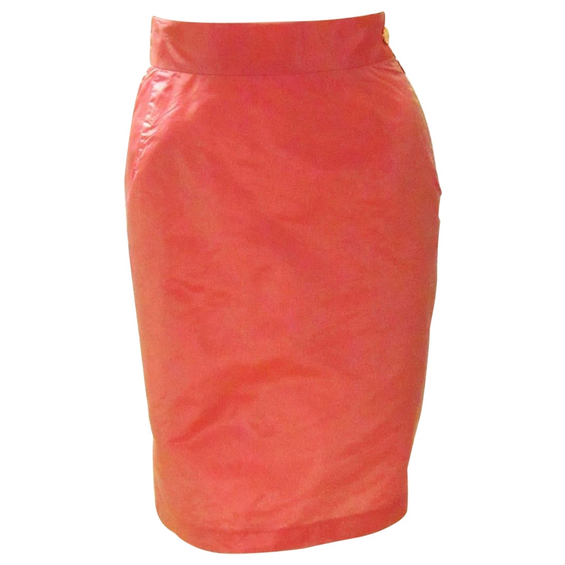  Vivienne Westwood Pink Satin Skirt For Sale