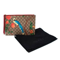 Gucci Supreme Monogram Tian Zip Pouch