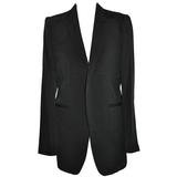 Giacca in gabardine di lana "Runway" nera da uomo di Yoshji Yamamoto