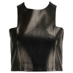 Top in pelle Balmain