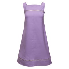 Courreges Lilac Sleeveless A-Line Dress