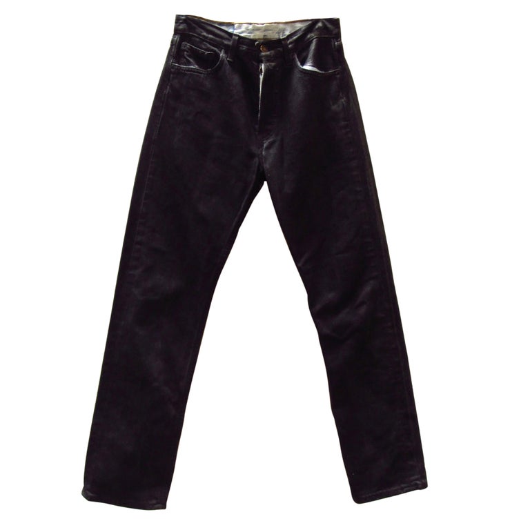 Maison Martin Margiela Archive Coated Jeans at 1stDibs | maison margiela  archive, maison margiela jeans, margiela black jeans