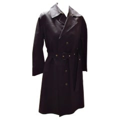 Yohji Yamamoto Y's Black Belted Raincoat