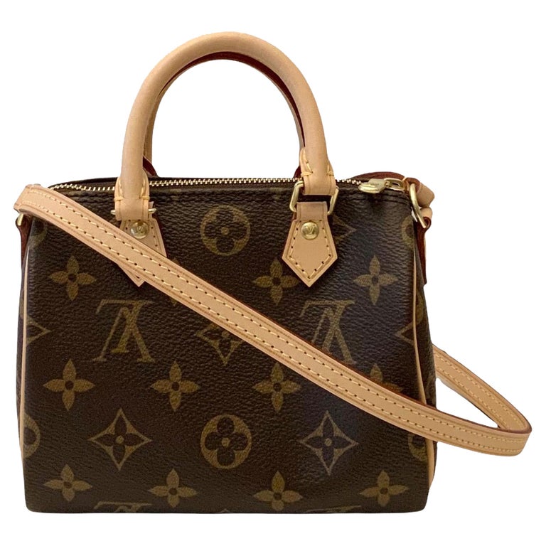 Louis Vuitton Speedy Nano Leather Crossbody Bag (Shoulder bags