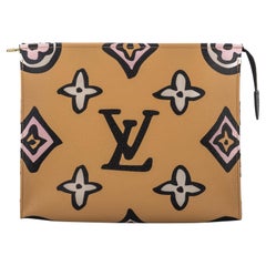 New Louis Vuitton Limited Edition Animalier Trousse Caramel Bag with Box