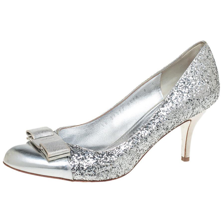 silver pumps size 11