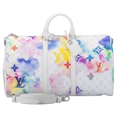 Used New Louis Vuitton  Watercolor Keepall Bag 50