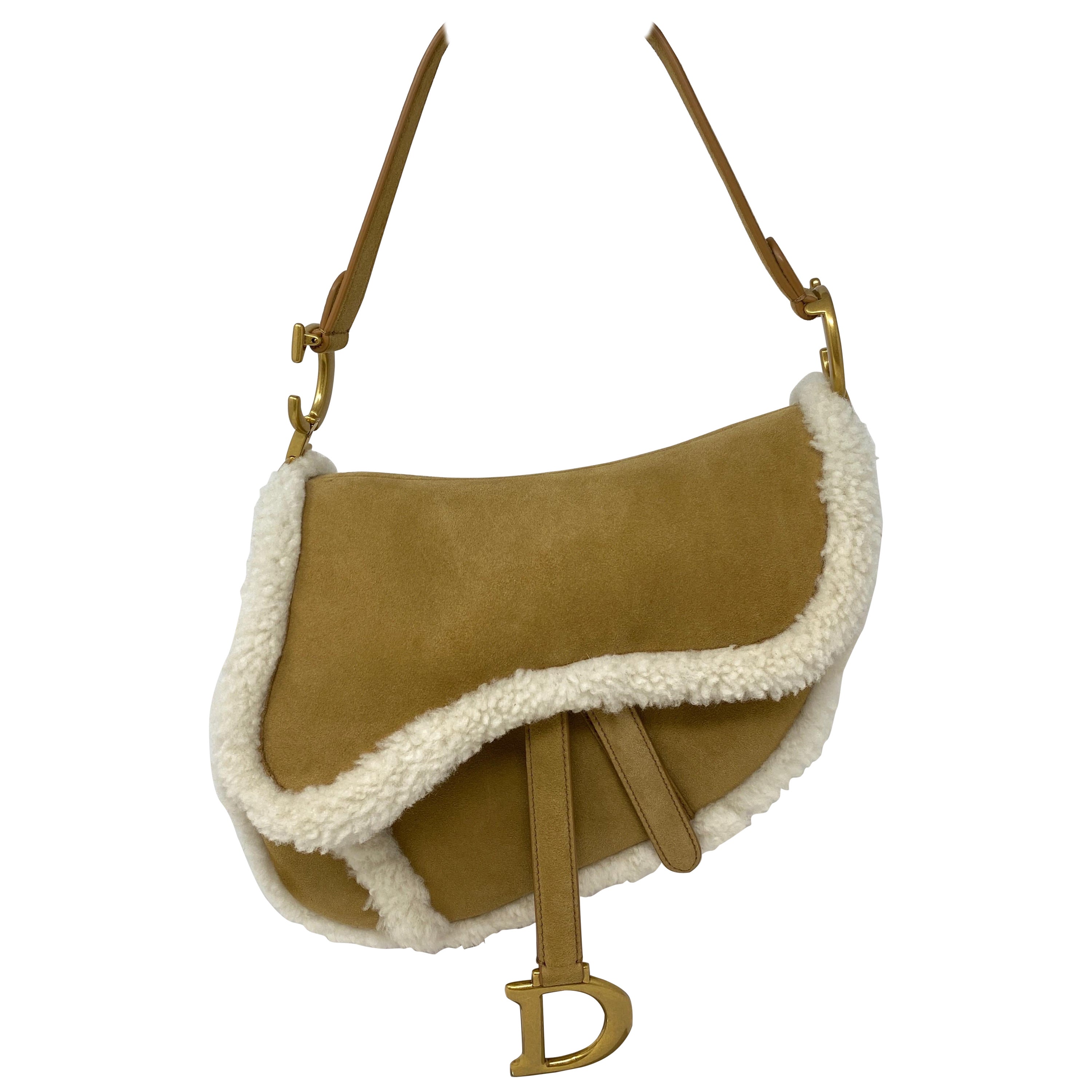 Christian Dior Sheepskin Saddle Bag at 1stDibs | dior shearling saddle bag,  dior saddle bag shearling, dior saddle shearling