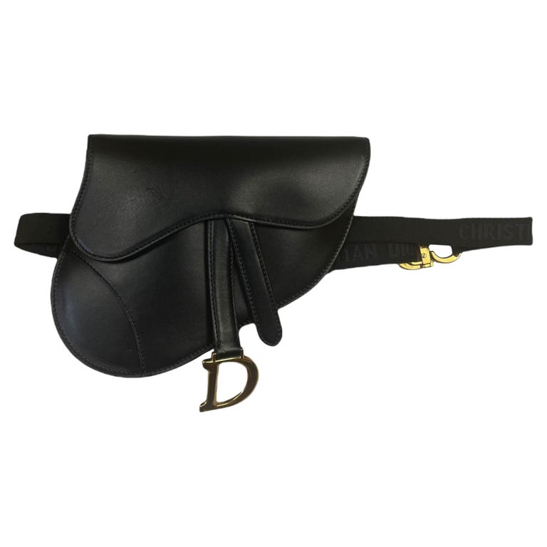 dior saddle pouch with strap