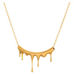Dripping 24k Gold Vermeil Necklace