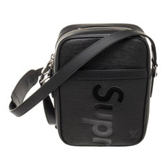 Louis Vuitton Black Epi Leather X Supreme Danube Bag