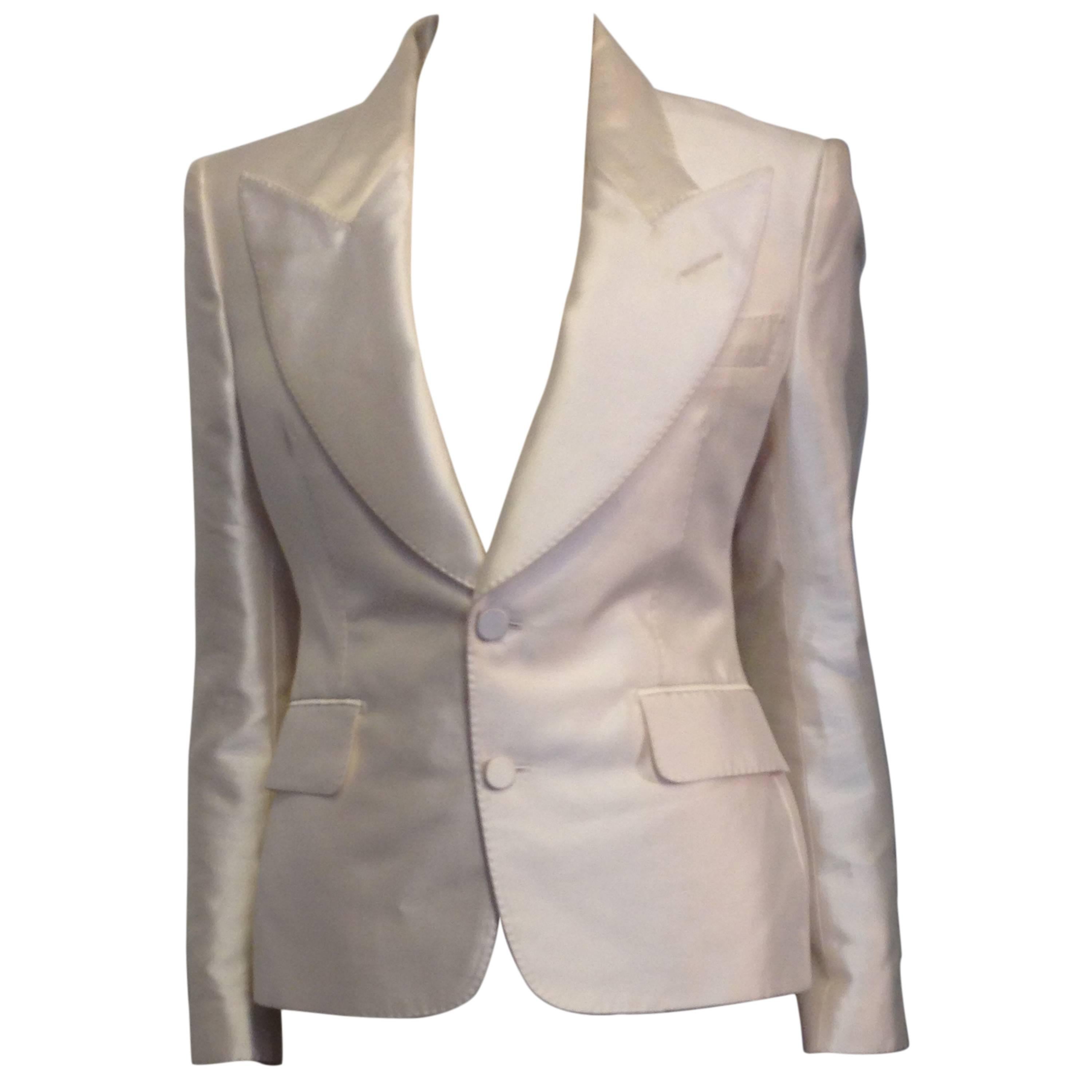 Tom Ford Ivory Two Button Blazer