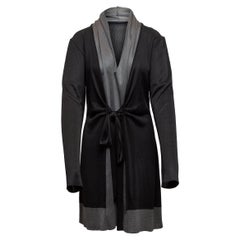 Used Balenciaga Black & Grey Long Sleeve Dress